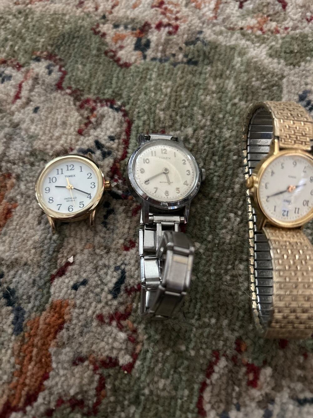 Vintage Timex Women's Watch Lot of 3 - For Parts or Repair As-Is